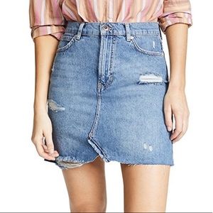 Free People brand “We the Free” denim skirt